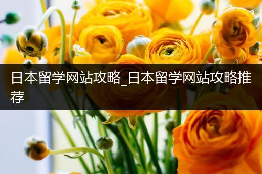 日本留学网站攻略_日本留学网站攻略推荐