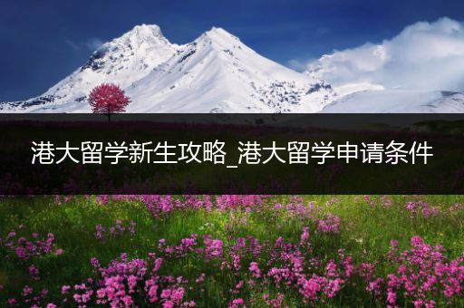港大留学新生攻略_港大留学申请条件
