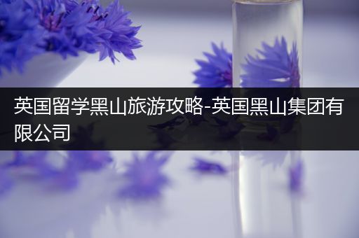 英国留学黑山旅游攻略-英国黑山集团有限公司