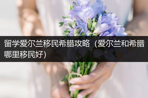 留学爱尔兰移民希腊攻略（爱尔兰和希腊哪里移民好）