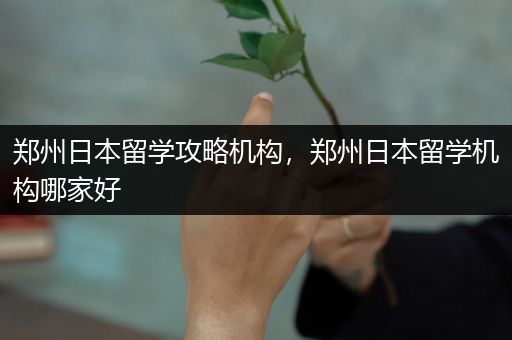 郑州日本留学攻略机构，郑州日本留学机构哪家好
