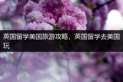 英国留学美国旅游攻略，英国留学去美国玩