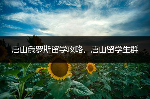 唐山俄罗斯留学攻略，唐山留学生群