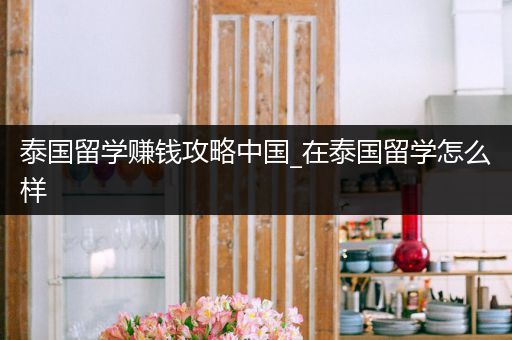 泰国留学赚钱攻略中国_在泰国留学怎么样