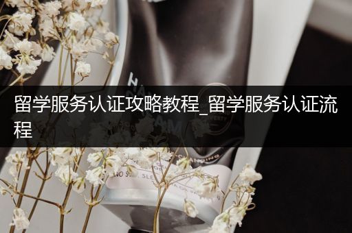 留学服务认证攻略教程_留学服务认证流程