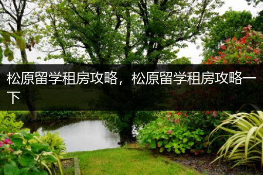 松原留学租房攻略，松原留学租房攻略一下