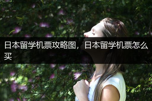 日本留学机票攻略图，日本留学机票怎么买