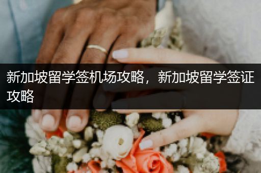 新加坡留学签机场攻略，新加坡留学签证攻略
