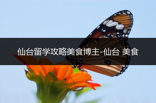 仙台留学攻略美食博主-仙台 美食