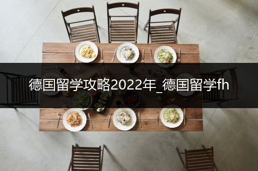 德国留学攻略2022年_德国留学fh