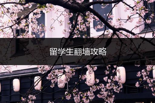 留学生翻墙攻略
