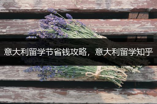 意大利留学节省钱攻略，意大利留学知乎