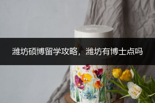 潍坊硕博留学攻略，潍坊有博士点吗