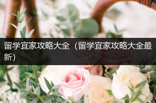 留学宜家攻略大全（留学宜家攻略大全最新）