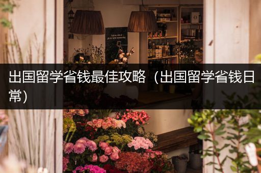 出国留学省钱最佳攻略（出国留学省钱日常）