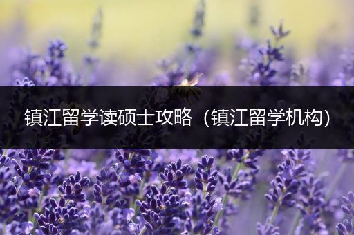 镇江留学读硕士攻略（镇江留学机构）