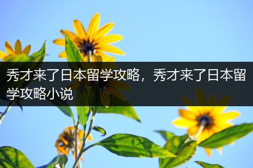 秀才来了日本留学攻略，秀才来了日本留学攻略小说