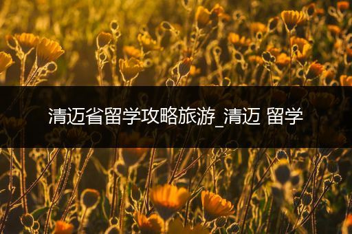 清迈省留学攻略旅游_清迈 留学