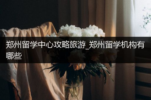 郑州留学中心攻略旅游_郑州留学机构有哪些