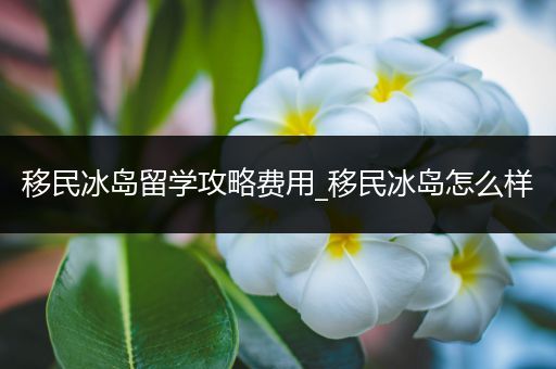移民冰岛留学攻略费用_移民冰岛怎么样