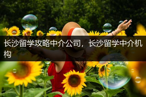 长沙留学攻略中介公司，长沙留学中介机构