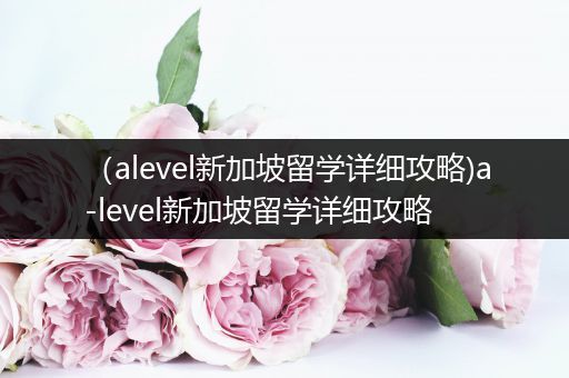 （alevel新加坡留学详细攻略)a-level新加坡留学详细攻略