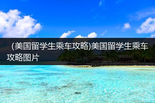 （美国留学生乘车攻略)美国留学生乘车攻略图片