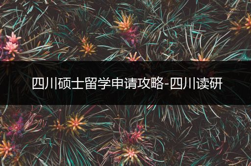 四川硕士留学申请攻略-四川读研