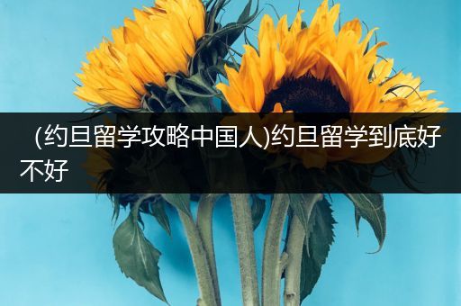 （约旦留学攻略中国人)约旦留学到底好不好