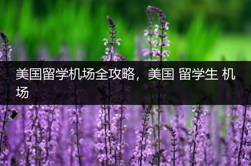 美国留学机场全攻略，美国 留学生 机场