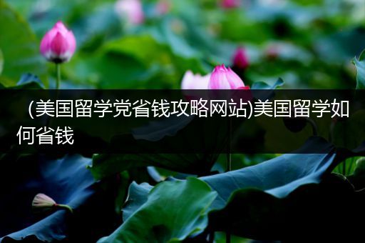 （美国留学党省钱攻略网站)美国留学如何省钱