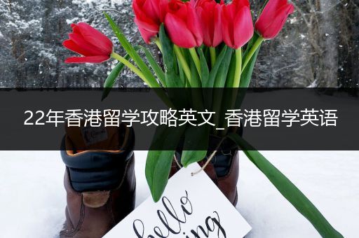 22年香港留学攻略英文_香港留学英语