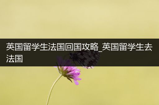 英国留学生法国回国攻略_英国留学生去法国