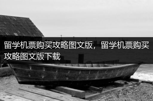 留学机票购买攻略图文版，留学机票购买攻略图文版下载