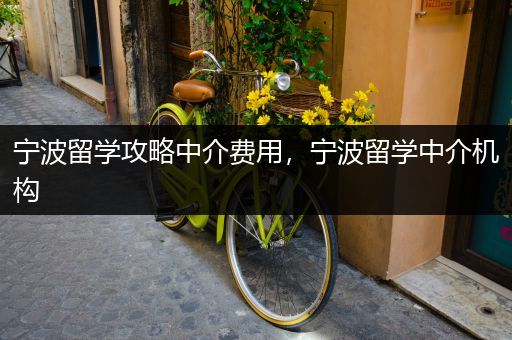 宁波留学攻略中介费用，宁波留学中介机构