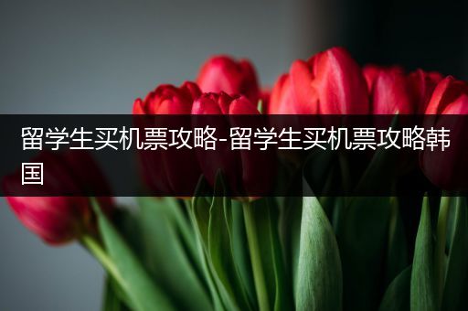 留学生买机票攻略-留学生买机票攻略韩国