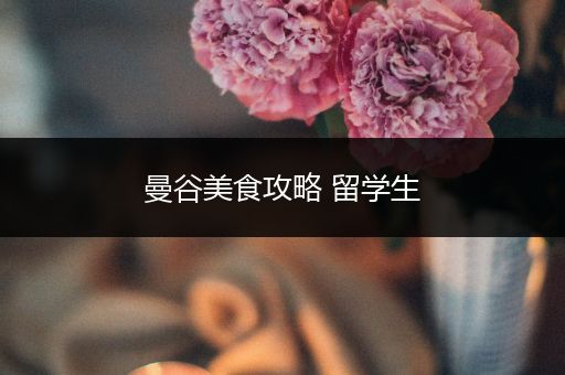 曼谷美食攻略 留学生