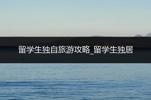 留学生独自旅游攻略_留学生独居
