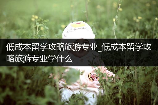 低成本留学攻略旅游专业_低成本留学攻略旅游专业学什么