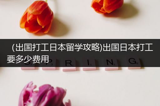 （出国打工日本留学攻略)出国日本打工要多少费用