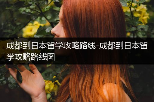 成都到日本留学攻略路线-成都到日本留学攻略路线图