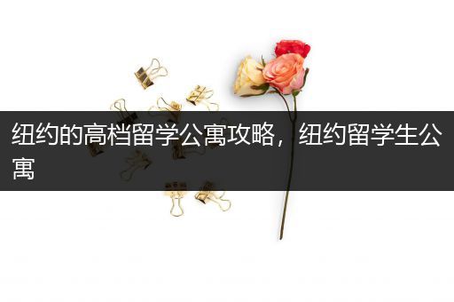 纽约的高档留学公寓攻略，纽约留学生公寓