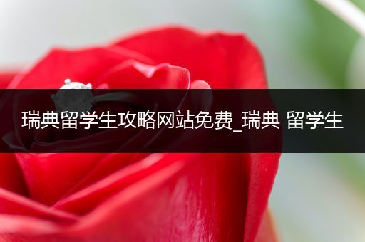 瑞典留学生攻略网站免费_瑞典 留学生