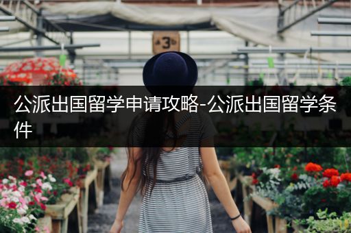 公派出国留学申请攻略-公派出国留学条件