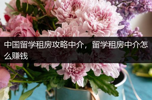 中国留学租房攻略中介，留学租房中介怎么赚钱