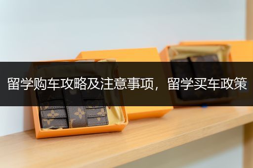留学购车攻略及注意事项，留学买车政策