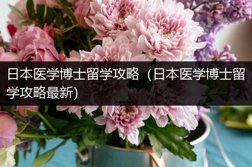 日本医学博士留学攻略（日本医学博士留学攻略最新）