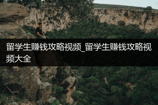 留学生赚钱攻略视频_留学生赚钱攻略视频大全