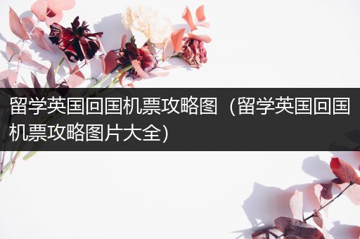 留学英国回国机票攻略图（留学英国回国机票攻略图片大全）