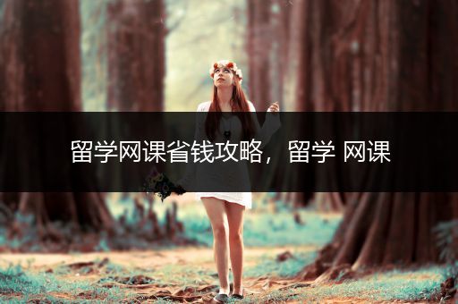 留学网课省钱攻略，留学 网课